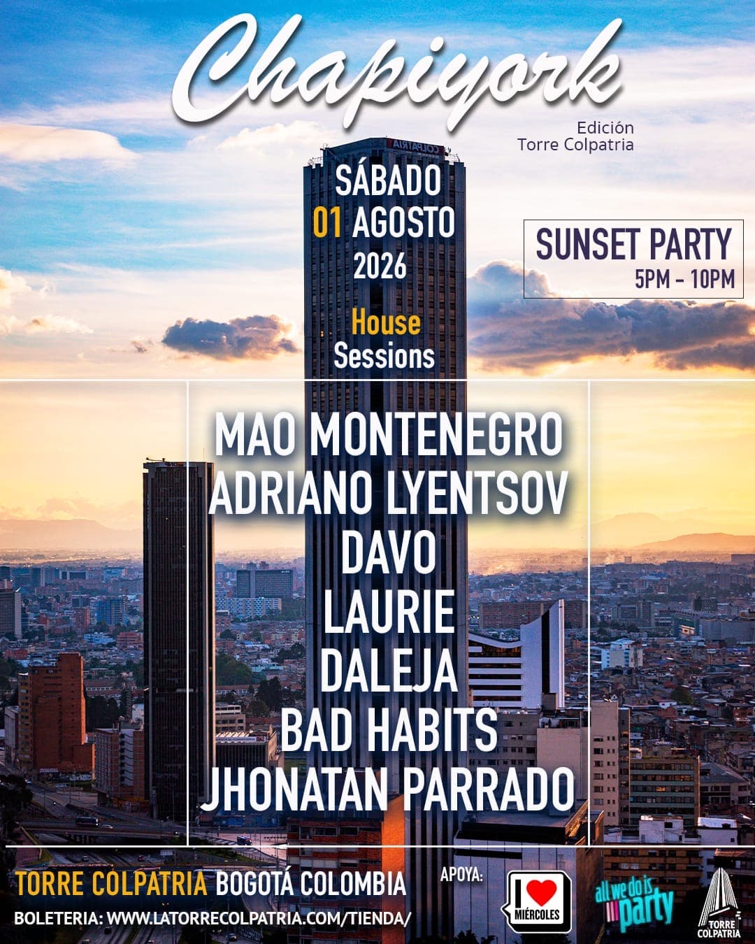 Torre Colpatria x Chapiyork House sessions