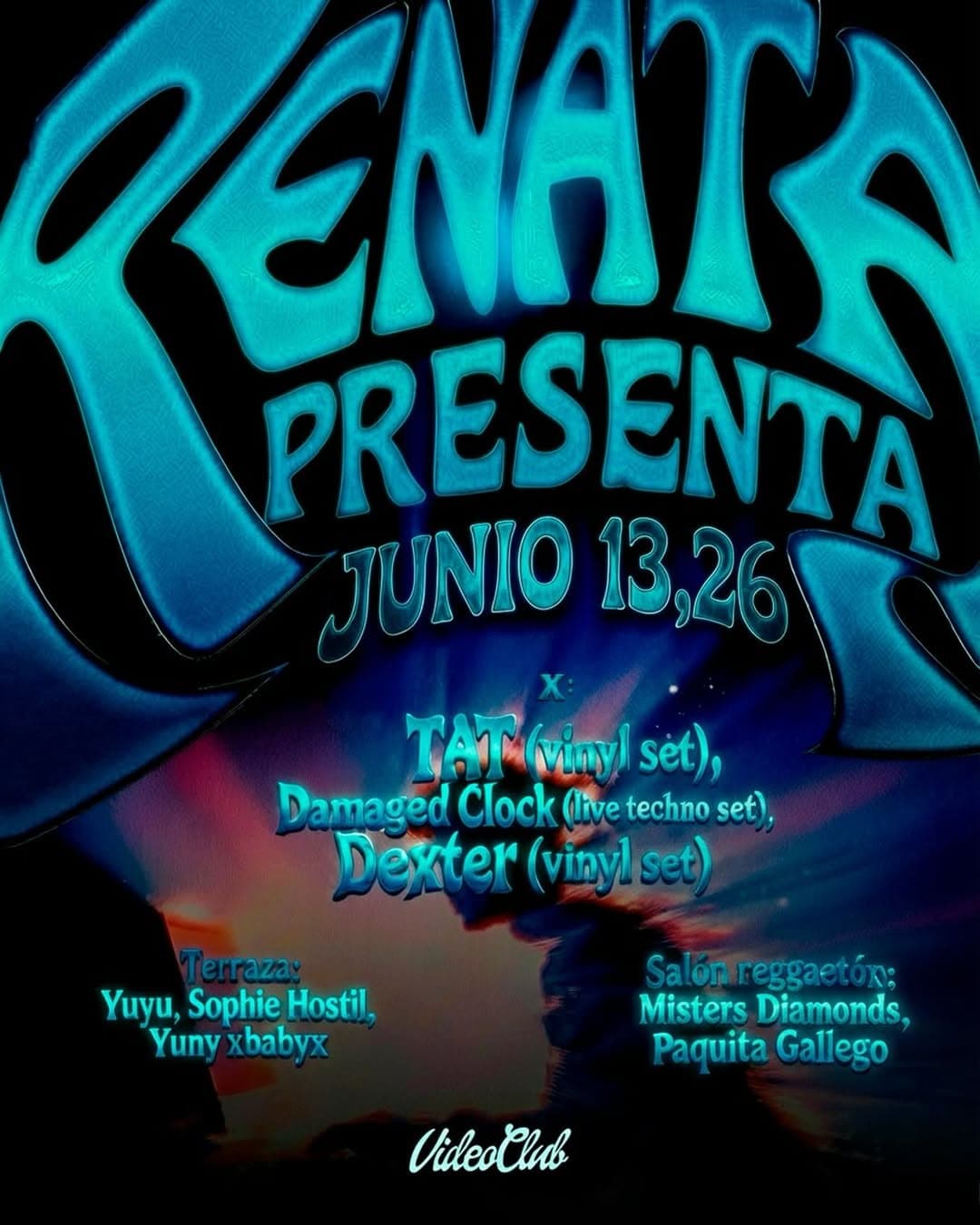 Renata Rave: Damaged Clock (LIVE) + Dexter + TAT