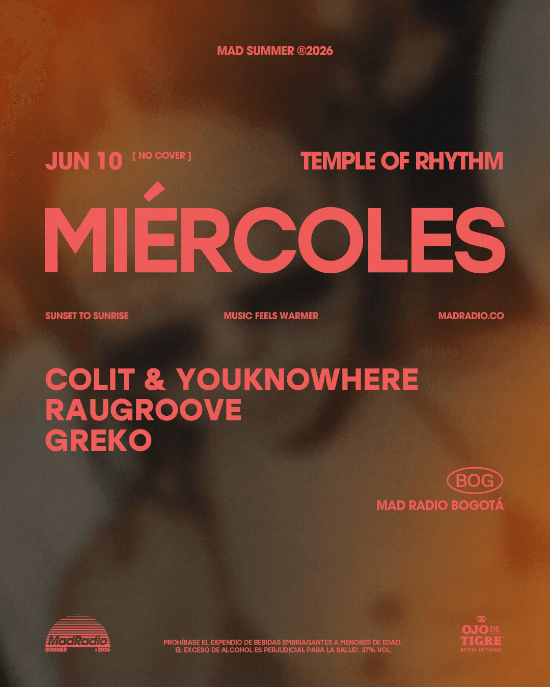 TEMPLE OF RHYTHM: COLIT & YOUKNWHERE / RAUGROOVE / GREKO